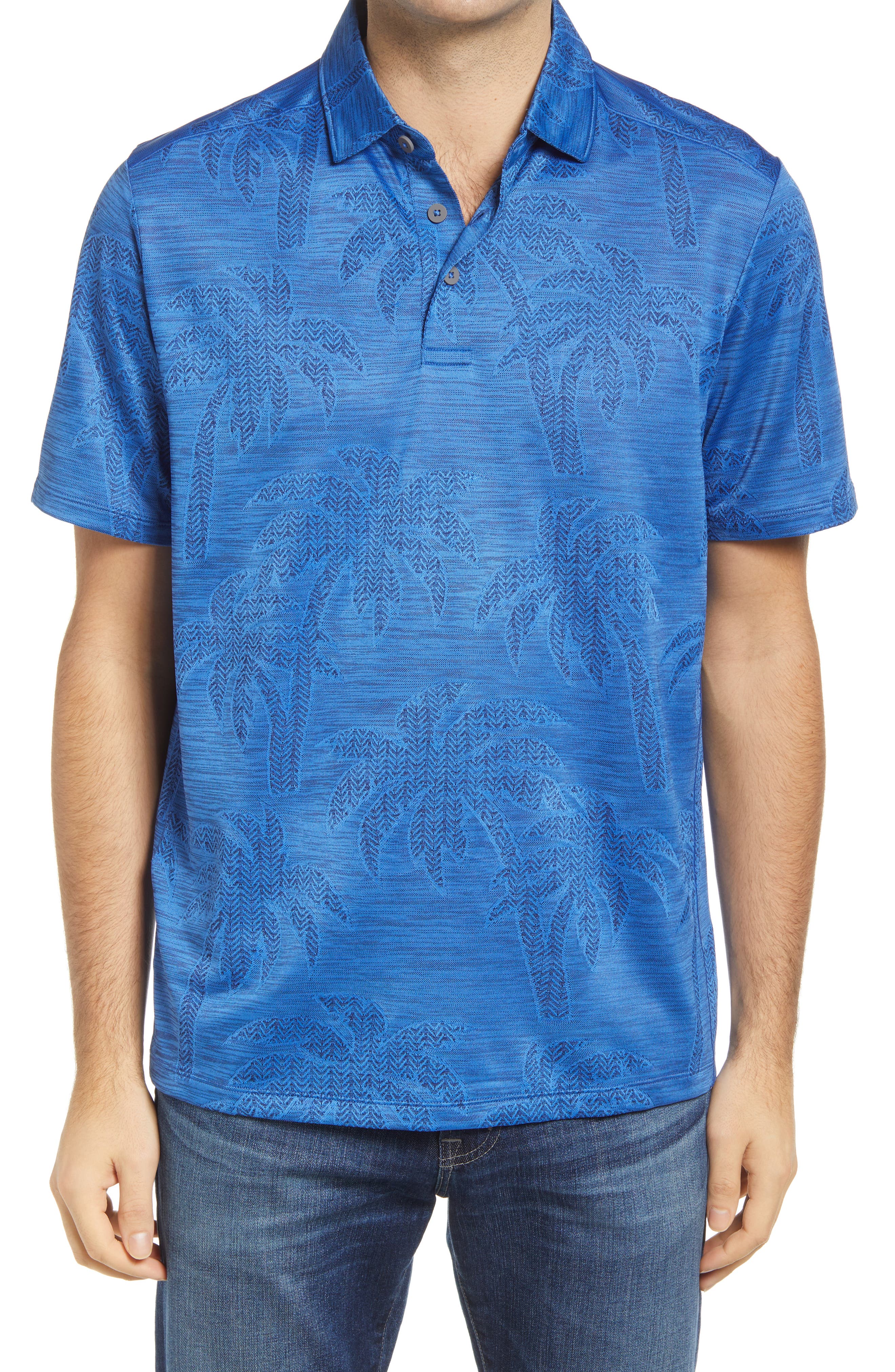 Tommy Bahama The Emfielder Polo $88 Blue Note # T20856